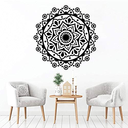 Tianpengyuanshuai Mandala de Dibujos Animados Pegatina de Pared Vinilo calcomanía de Pared decoración de habitación de niños póster Impermeable Papel Tapiz artístico -50x50cm