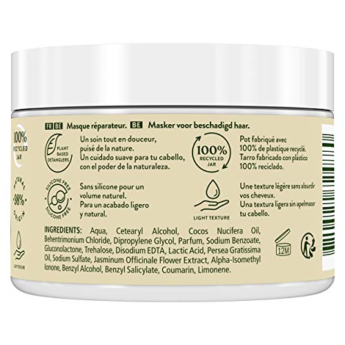 Timotei Mascarilla reparadora para cabello dañado aceita de aguacate y extracto de jazmin sin siliconas 300 ml