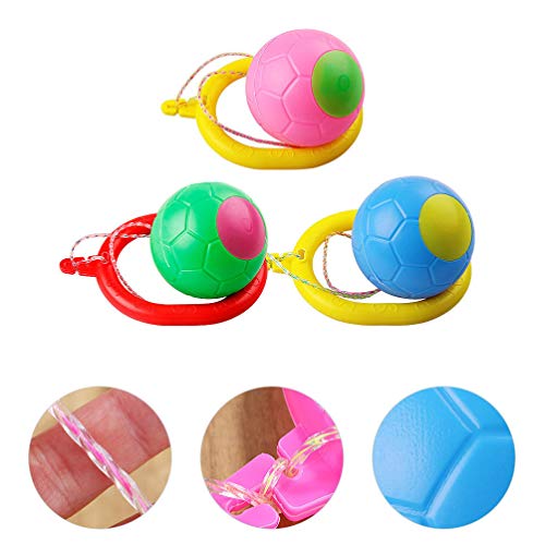 Tomaibaby 3Pcs Niños Anillo de Salto Intermitente Niños Pequeños Tobillo Saltar Cuerdas de Salto Deportes Swing Ball Fitness Quemagrasas Saltar Juego de Cuerda