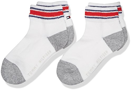 Tommy Hilfiger 374020001 Calcetines, Niños, Blanco (White 300), 35-38 (Tamaño del fabricante:035)