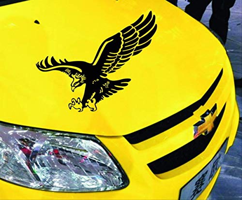 tonywu Coche Pegatina Etiqueta Creative Personalidad Animal Águila Puerta Lateral Tire Reflectante Protector Solar Impermeable Campana De La Etiqueta Listo Neumático Águila Pegatina 50X30CM Un 2PCS