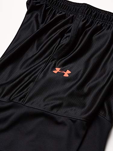 Under Armour Baseline - Pantalones Cortos de Baloncesto para niño, Baseline - Pantalones Cortos de Baloncesto, Niños, Color Negro (001)/Beta, tamaño Youth XS