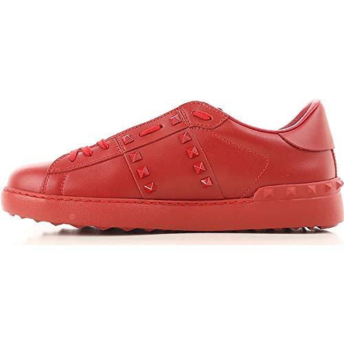 Valentino Garavani - Zapatillas Deportivas para Hombre Rockrunner PY2S0931MZD 0RO Rojo Rojo Size: 43 EU