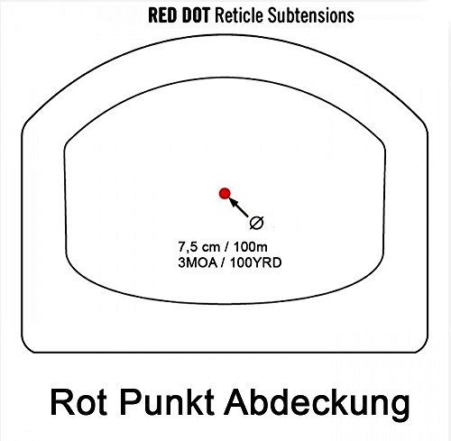 VECTOR-OPTICS Vector de Punto Rojo Optics Reddot. Incluye 11 mm Montaje/Dovetail (Docter kompartibel) Visera Esfinge Aspecto de Objetivo