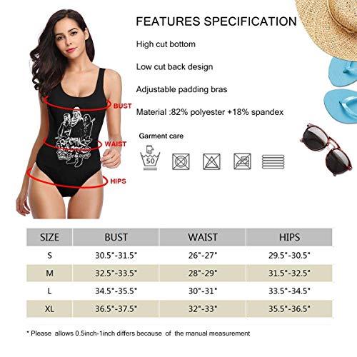 VFBGF Traje de baño para Mujer Traje de baño de una Pieza Traje de baño para Playa Resistance is Justified Women's Siamese Swimsuit Beach Bathing Suit Bikini