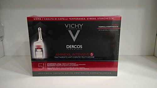 Vichy Dercos Aminexil Intensive 5 Tratamiento Anticaída Hombre 21 ampollas