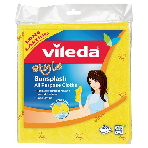 Vileda 132703 - Pack de 2 paños de Limpieza Multiuso