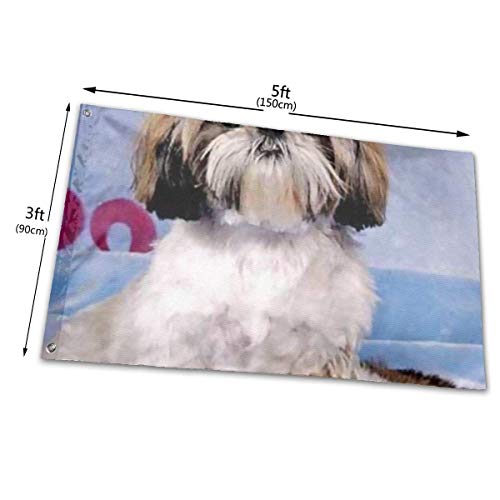 Viplili Banderas Outdoor Cute Dog A Garden Flag, Yard Flag - 3 X 5 Ft