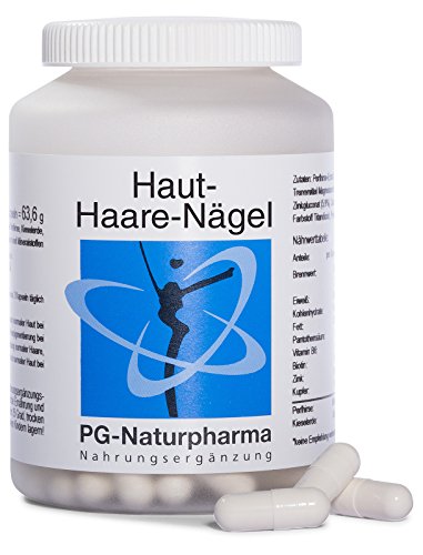 Vitaminas para el cabello, la piel, las uñas con biotina, zinc, cobre, mijo perla y extracto de bambú - 120 capsulas