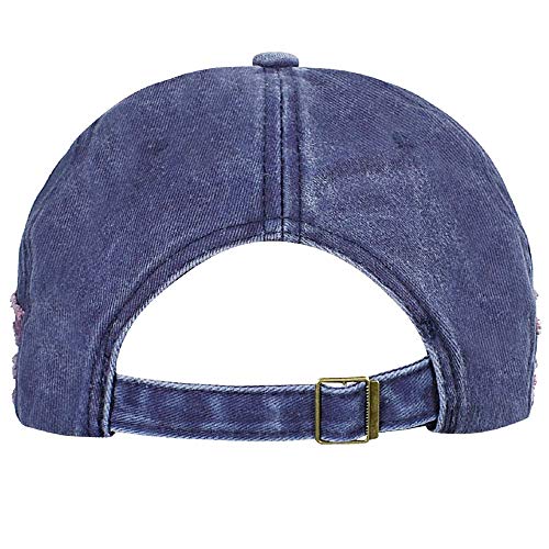 Voqeen Gorra de béisbol Vintage gastada Moda 1969 Gorra de béisbol de Visera para Hombre