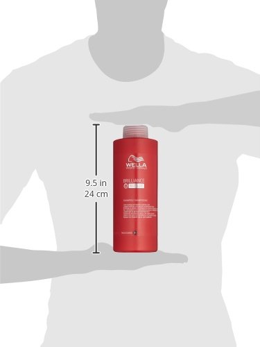 Wella Brilliance For Coarse Champú - 1000 ml