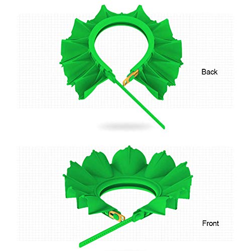 wenhe - Gorro de ducha para bebé, impermeable, protección auditiva, ajustable, para niños
