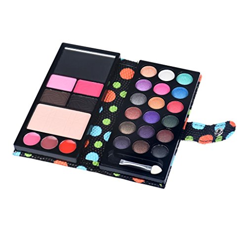 winwintom Paleta de Sombras Mate Profesional, 26Colores Paleta de Maquillaje de Sombras de Ojos Cosmética de Blush Polvo de Brillo de Labios (Color_1)