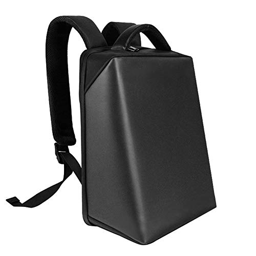 WOCTP Mochila dinámica de LED Inteligente Mochila USB para Ordenador portátil Mochila de Pantalla Animada Personalizada Ligera interactiva DIY Black-One Size