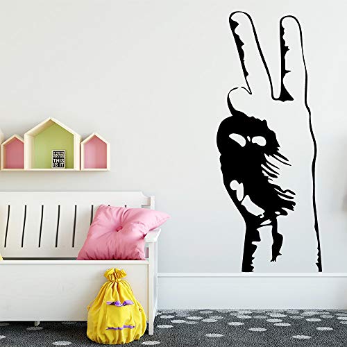 wZUN Pegatinas de Pared de Mano Artista de Vinilo decoración del hogar Sala de Estar Empresa Oficina decoración Pegatinas de Pared 45x102 cm