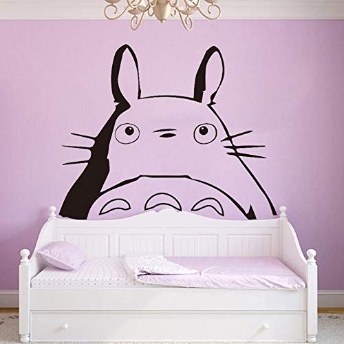 wZUN Pegatinas de Pared para habitación de niños, calcomanías de Vinilo de Gato de Dibujos Animados de Anime de Estilo japonés, decoración de Pared para habitación de bebé, 49X63cm