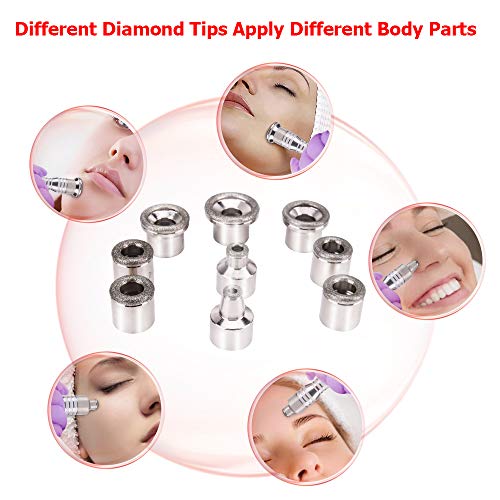 Yofuly Upgrade versión 3 en 1 Diamond Microdermabrasion Machine, Professional Home Use Facial Beauty Salon Equipment Big Suction Power (3 en 1)