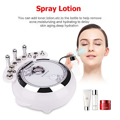 Yofuly Upgrade versión 3 en 1 Diamond Microdermabrasion Machine, Professional Home Use Facial Beauty Salon Equipment Big Suction Power (3 en 1)