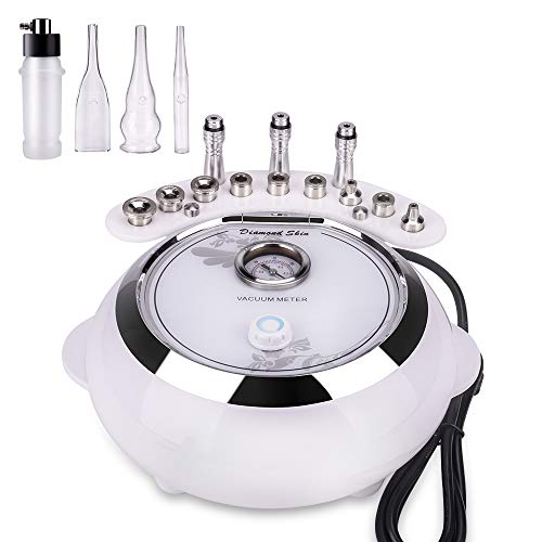 Yofuly Upgrade versión 3 en 1 Diamond Microdermabrasion Machine, Professional Home Use Facial Beauty Salon Equipment Big Suction Power (3 en 1)