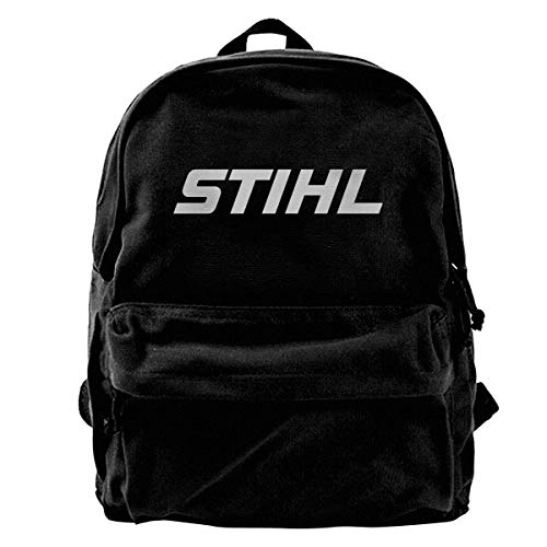 Yuanmeiju Mochila de Lona Stihl Lightweight Multi Function College School Laptop Backpack