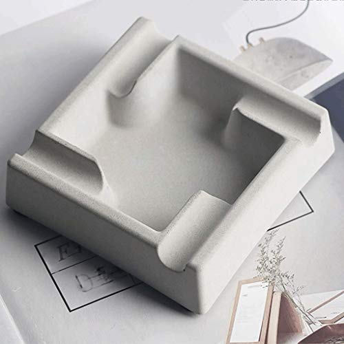 YWSZJ Cigarrillo, cenicero para Uso al Aire Libre y en Interiores - Modern Holiday Holiday Decor Tableop Ash Tray para Fumadores - Bonito Regalo para Hombres y Mujeres (Color : A)