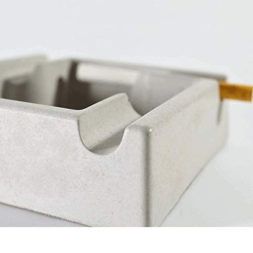 YWSZJ Cigarrillo, cenicero para Uso al Aire Libre y en Interiores - Modern Holiday Holiday Decor Tableop Ash Tray para Fumadores - Bonito Regalo para Hombres y Mujeres (Color : A)