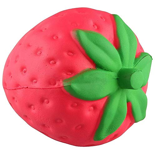 ZALE Simulación Soft Squishies, Lento Aumento de Squeeze Blando Fruta Juguetes Juguete Jumbo Crema perfumada Fresa Lenta Rising Antiestrés de Juguetes educativos y LearningToys Artefacto mágico