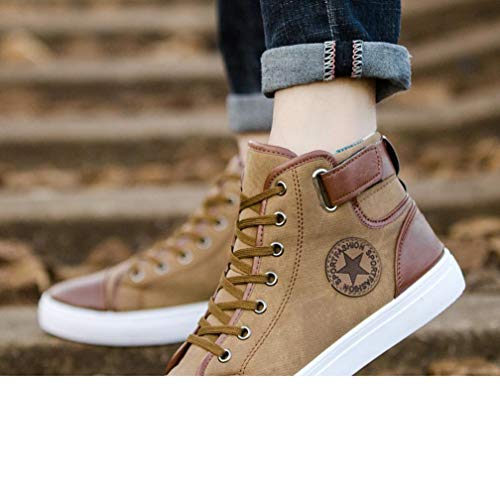 Zapatos de pareja, Covermason Casual par Zapatos Botas High Top Canvas