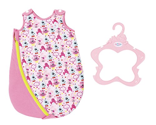 Zapf Baby Born Sleeping Bag Bolso de Dormir para muñecas - Accesorios para muñecas (Bolso de Dormir para muñecas, 3 año(s), Azul, Rosa, 43 cm, Chica, 43 cm)