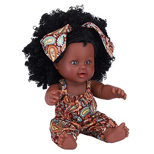 Zerodis Suave Baby Doll Artificial Bebé recién Nacido Realista de Cuerpo Completo Muñeca Reborn Juegos interactivos Juguetes Regalo de cumpleaños para niños (Yellow Floral Jumpsuit)