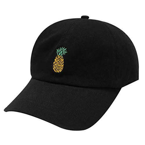 zhouweiwei Diseño de Moda Mujeres Hombres Gorra de béisbol Patrón de piña 3D Impreso Verano Casual Todo el Partido Ropa Gorra de béisbol