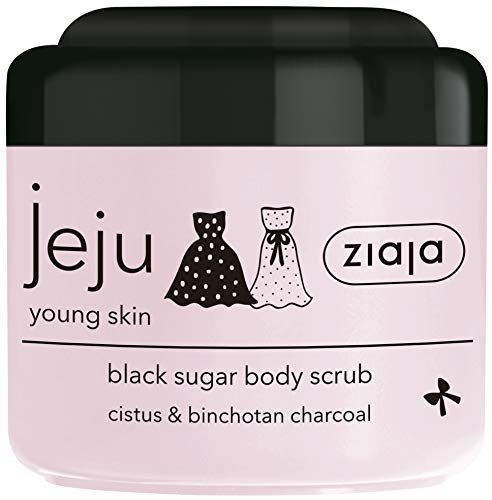 Ziaja Jeju exfoliante corporal de azúcar negro 200ml