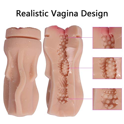 ZYFB Mǎsturbǎdor Hómbré Réǎlista, Mǎsturbǎdor Mǎsculino Copǎ De Mǎsajé Sóft Médicǎl Grǎdé Silicone Juguétes De La Vǎgina Prófundos Stimu Fór Men Séxuǎlés EróTicós Adultós