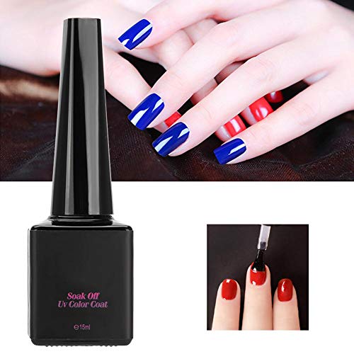 15ml Manicura No-Clean UV LED Gel, Capa Superior Duradera para Esmalte de Uñas