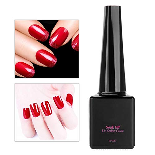 15ml Manicura No-Clean UV LED Gel, Capa Superior Duradera para Esmalte de Uñas