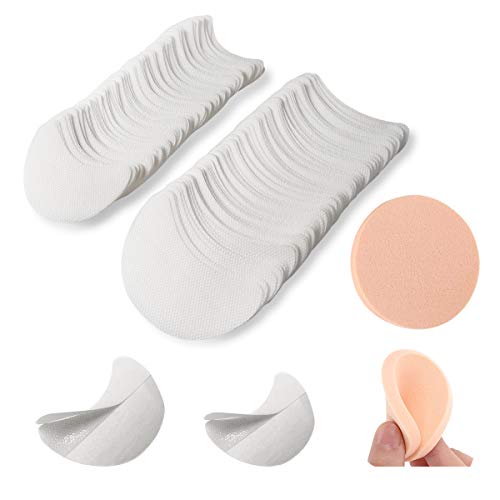 200 Piezas Escudo Sombra de Ojos Maquillaje Pegatinas Gel Pad Parches Plantillas con Esponjas para Maquillaje Para Prevenir las Extensiones de Pestañas, Teñido y Residuos de Maquillaje de Labios