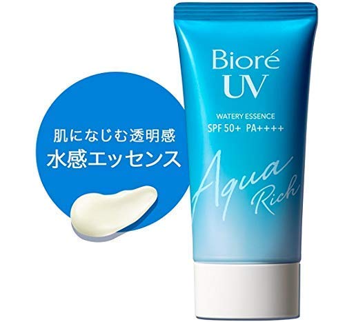 (2017ver) - 2017ver. Biore Sarasara UV Aqua Rich Watery Essence Sunscreen SPF50+ PA+++ 50g (Pack of 2)