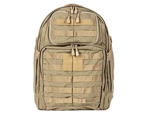 5.11 Tactical Rush - Mochilas tipo casual con cierre de cremallera, color marrón