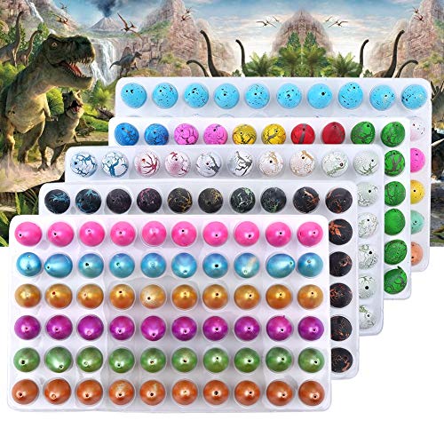 60 PCS Niños Educativos Novedad Juguetes de Dinosaurios Agua Mágica Para Incubar Huevos de Dinosaurio de Pascua Huevos Crecientes Inflables Para Suministros Para Fiestas (#4)