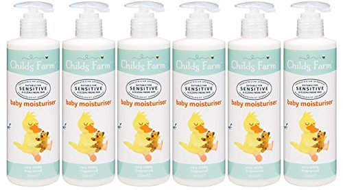 6x Childs Farm Bebé Hidratante, 250ml, KARITÉ Y MANTECA DE CACAO