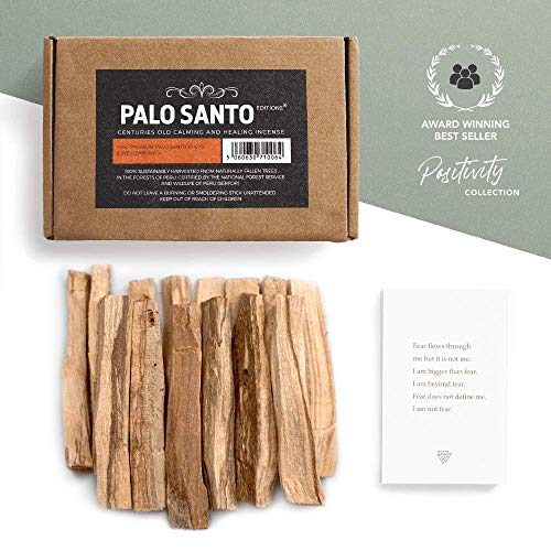 Aashram Premium Edición de 100g de Ramas de Palo Santo -Ramas robustas con fragancia de madera de Palo Santos cosechadas ecológicamente en Perú para yoga, meditación, relajación, limpieza y curación