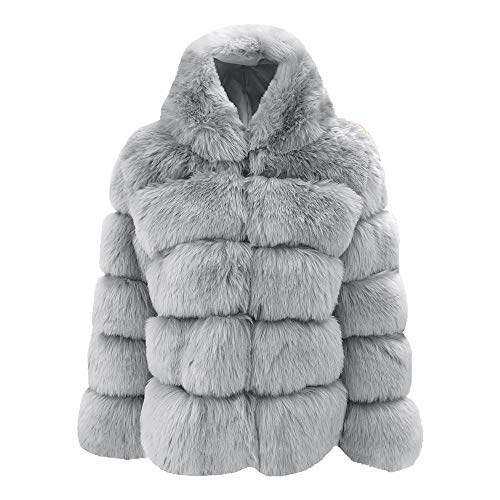 Abrigos Mujer Abrigos de Invierno para Mujer Invierno Abrigo Casual Chaqueta de Lana Capa Jacket Abrigo Corto Fleece Warmer Abajo Chaqueta Abrigo de Piel Abrigo de Pelo para Mujer Yesmile