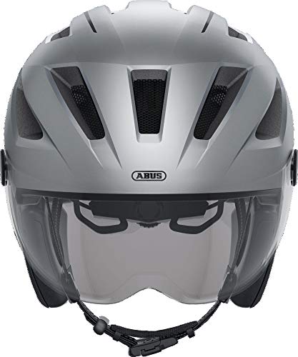 ABUS PEDELEC 2.0 Ace Fahrradhelm, Unisex Adulto, Silver Edition, L