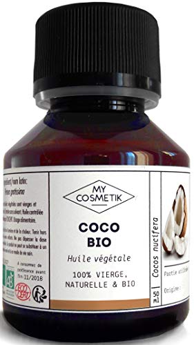 Aceite vegetal de Coco orgánico - MyCosmetik - 50 ml