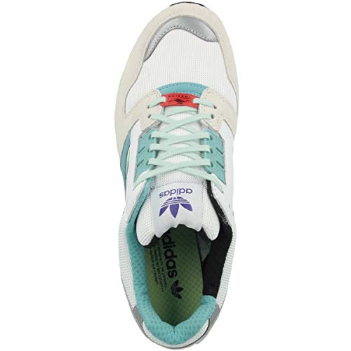 adidas Originals ZX 8000, Footwear White-Purple-Light Aqua, 9