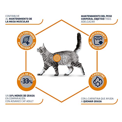 Advance Veterinary Diets Weight Balance - Pienso para gatos con tendencia a la obesidad - 1.5 kg