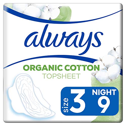 Always Noche De Algodón Protección Ultra (Tamaño 3) De la Servilleta Sanitaria con Las Alas 50 g (9 Unidades) (83740915)