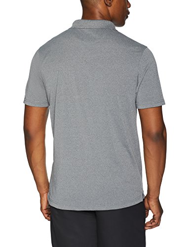 Amazon Essentials Slim-fit Quick-Dry Golf Polo Shirt, Gris Heather Grey), Medium (Talla del fabricante:):)