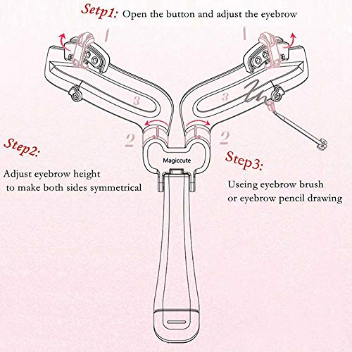 Ambility Adjustable Eyebrow Shapes Stencil Makeup Model Template Tool Eyebrow Shapes Stencil Eyebrow Stencils Shaping Kit Eyebrow Shaping Stencils Eyebrows Shaping Stencils