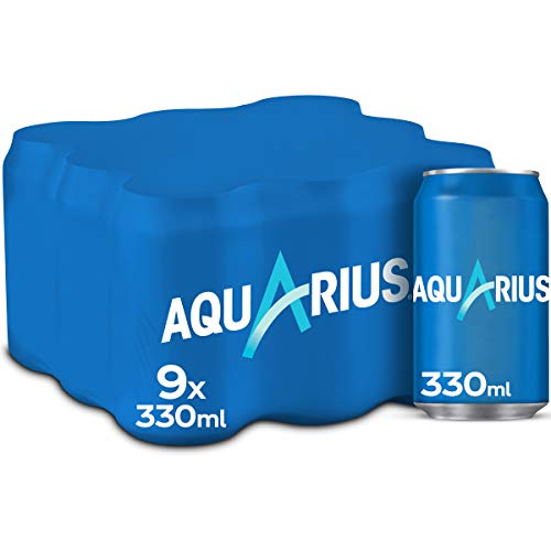 Aquarius Limón Lata - 330 ml (Pack de 9)